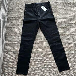 Black Leather Ralph Lauren Pants